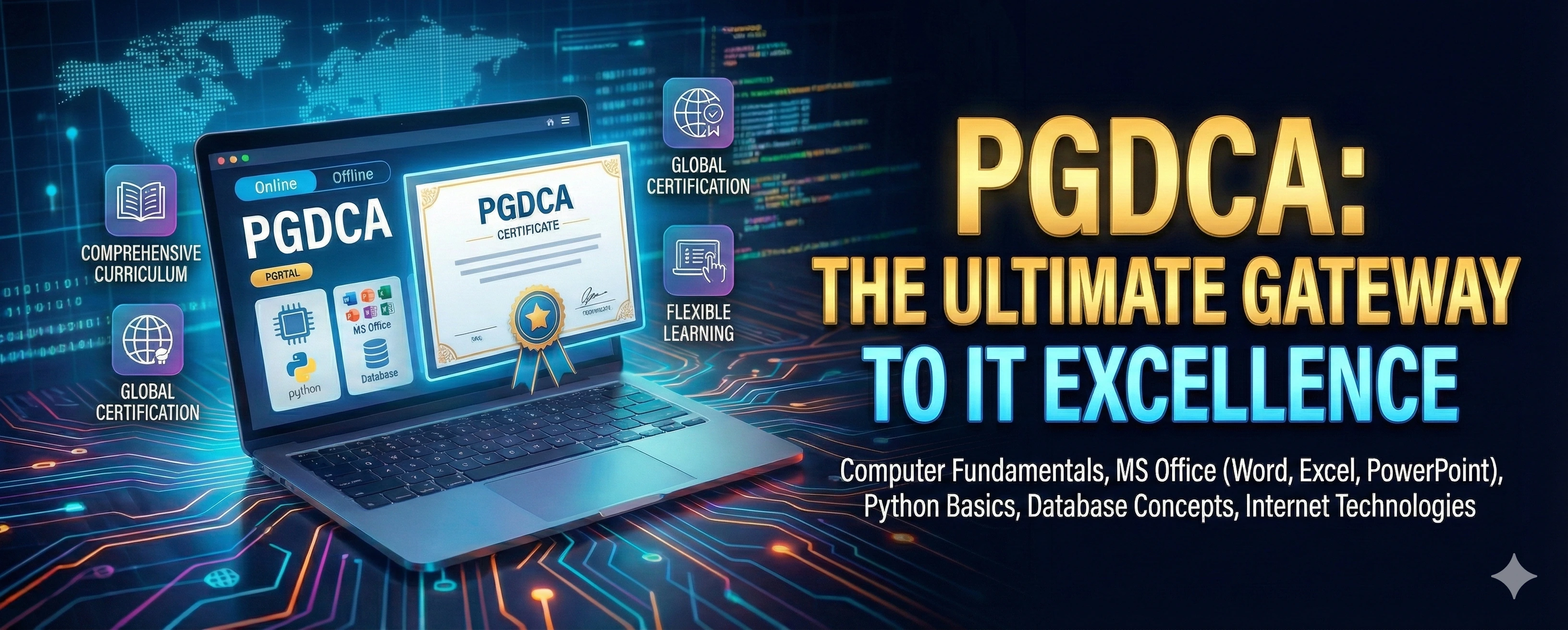 PGDCA Government Certificate Course - Computer Training in Jajpur
